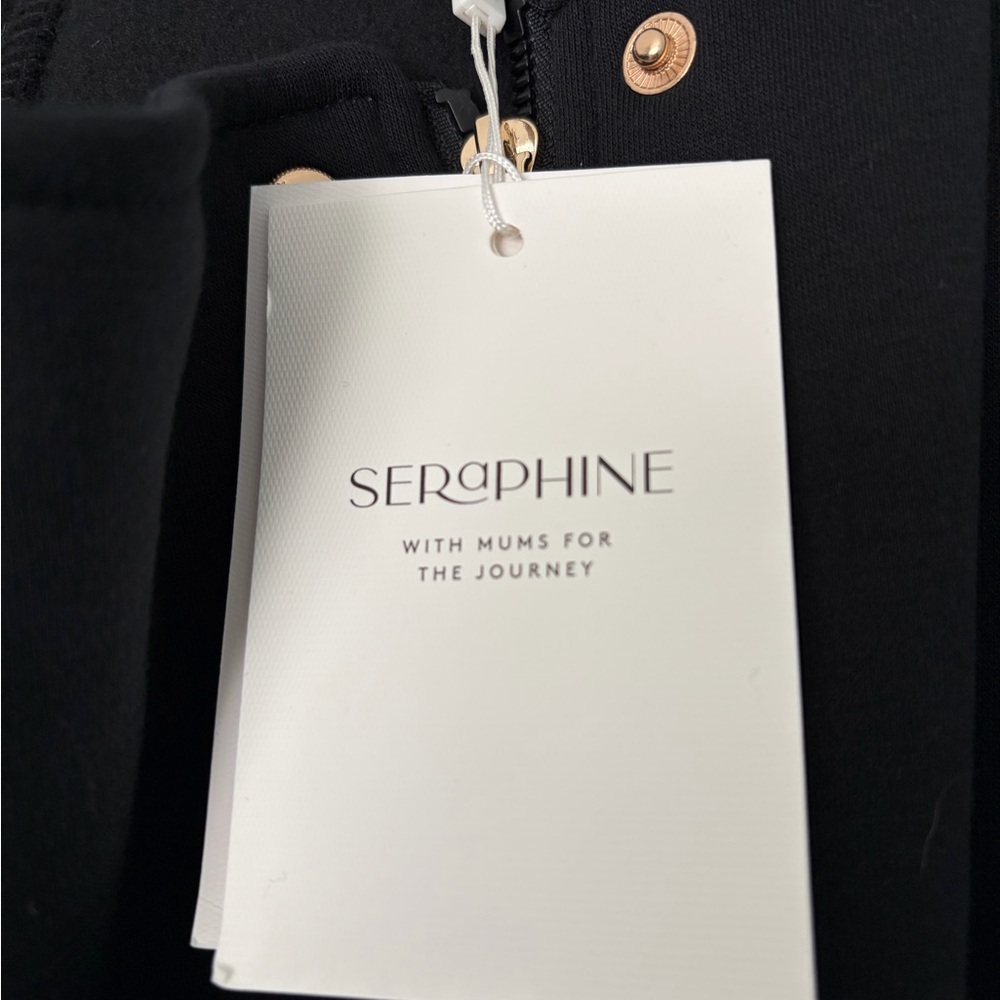 NWT Seraphine Black Maternity Jacket - Picture 7 of 7